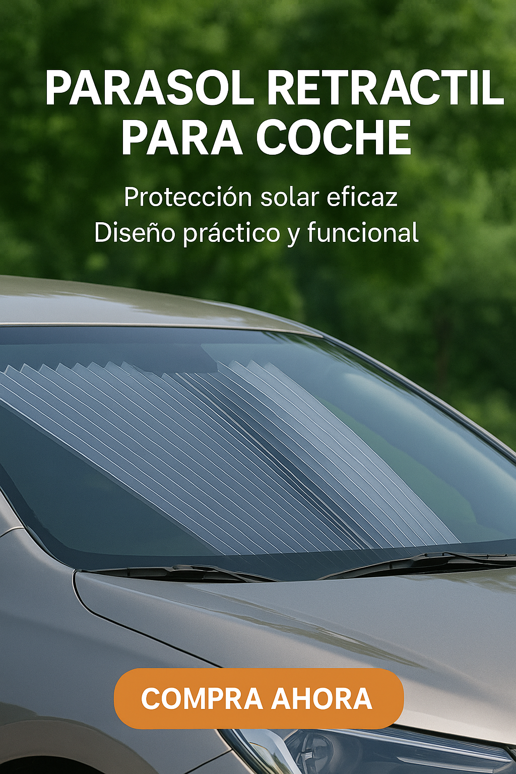 Parasol Retráctil para Coche de 65 cm