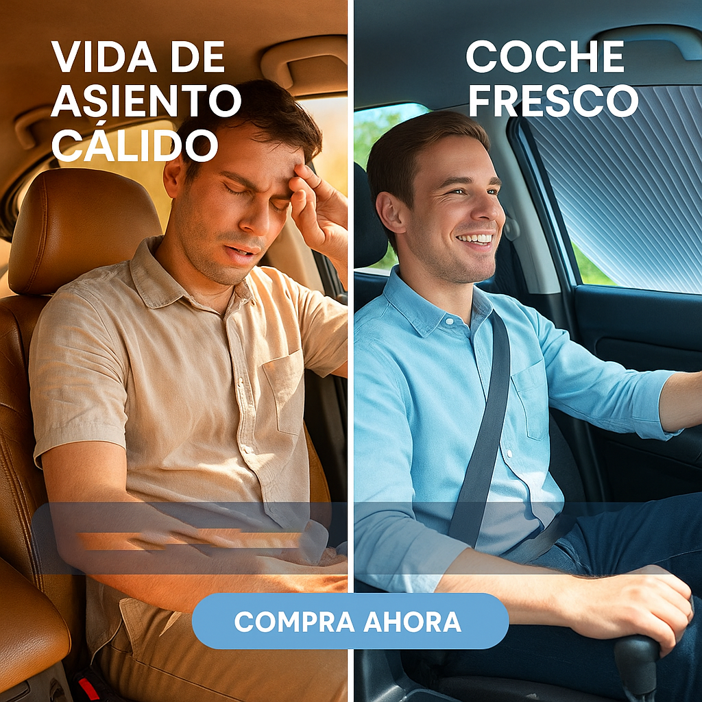 Parasol Retráctil para Coche de 65 cm