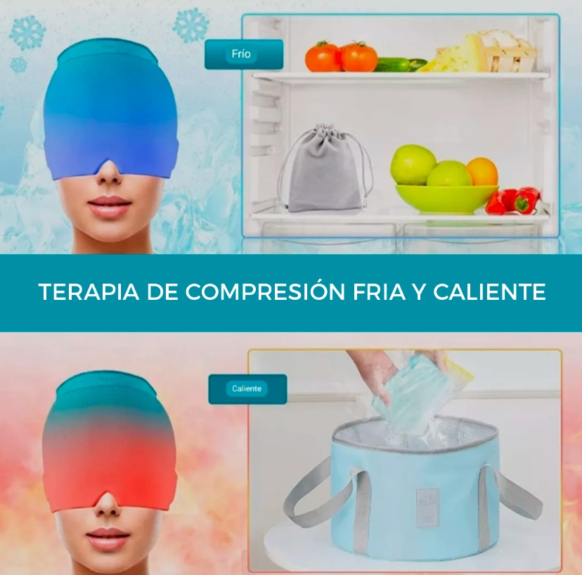 GORRO DE GEL ANTI MIGRAÑA